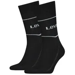 Levis 2P Organic Cotton Sock Schwarz Gr 43/46
