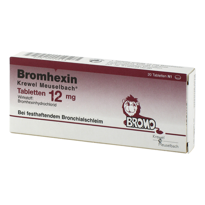 HERMES Arzneimittel GmbH BROMHEXIN Krewel Meuselb.Tabletten 12mg 20 St 02859413