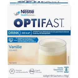OPTIFAST Drink Vanille 8X55 g