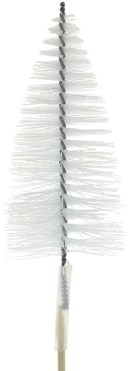 Kerst Plantensteker Kerstboom Wit 10 cm Metaal