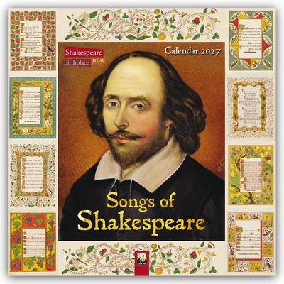 Songs of Shakespeare – Shakespeare Lieder 2027 – Original Flame Tree Publishing-Kalender [Kalender]