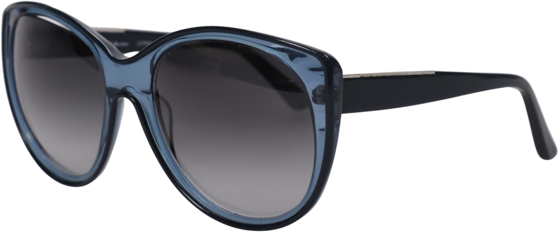Calvin Klein Damen Sonnenbrille, Blau - Second Hand