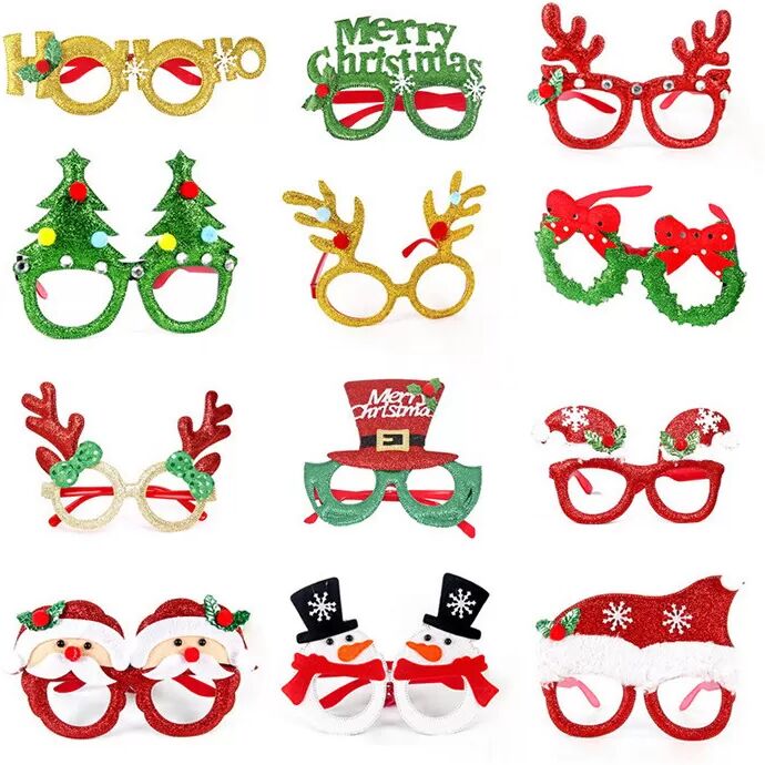 INF Weihnachtsbrillen – Festliche Brillen für die Feiertage 12-teilig