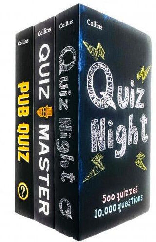 Collins Quiz Puzzles 3 Books Collection Set Puzzles Trivia   Brain-Teasing General Knowledge, Crosswords, and Trivia Challenges for Adults