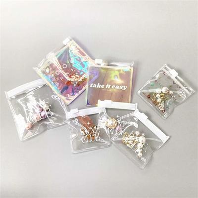 Clear PVC Zipper Jewelry Storage Pouch Mini Packaging Bag Clear PVC Zipper Jewelry Storage Pouch Mini Packaging Bag