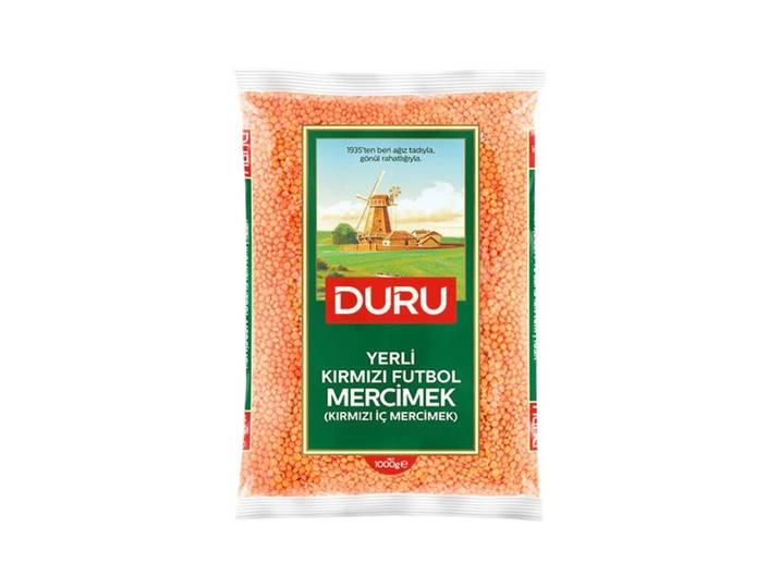 Duru Rode Linzen (Mercimek Kirmizi Futbol) - 1 kg