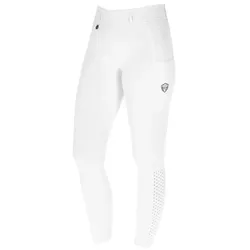 Covalliero Kinder Turnier Reitleggings Riding Tights Compression white FS 2025, Größe: 164/170