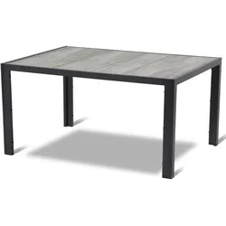 HARTMAN Tanger Esstisch, xerix/grey wood, Aluminium/Keramik, 168x105cm
