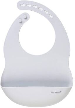 Saro Babete de Silicone Cinza 1 un
