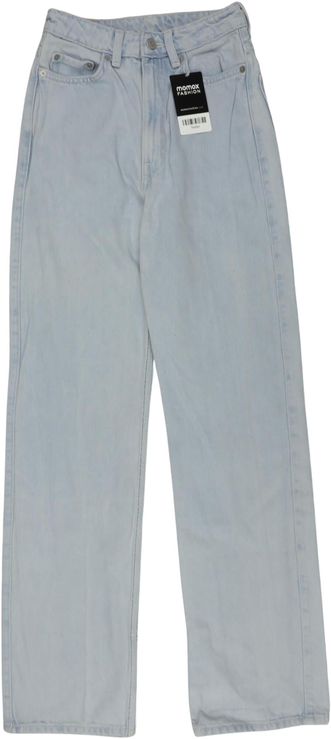 Weekday Damen Jeans, Hellblau, Gr. W24, Baumwolle - Second Hand