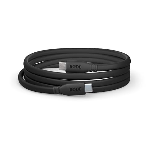 RØDE SC17 USB-C naar USB-C platte kabel, 1,5m, zwart