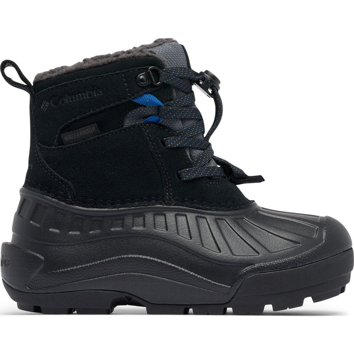 Columbia Youth Powderbug Alpine Waterproof Winter Boot dark grey, mountain blue (089) 5 212888-2128881-089-5