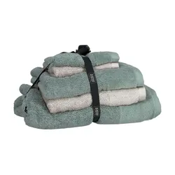 SCHÖNER WOHNEN Kollektion Handtuch 4er-Set   ¦ grün ¦ Maße (cm): B: 24 H: 20