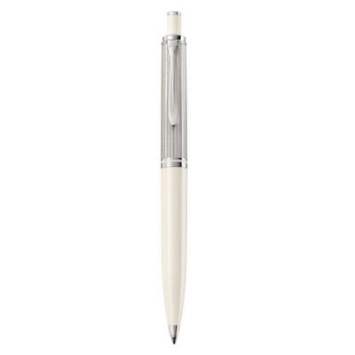 Pelikan Kugelschreiber Souverän® K405, Druckmechanik, Silber-Weiß
