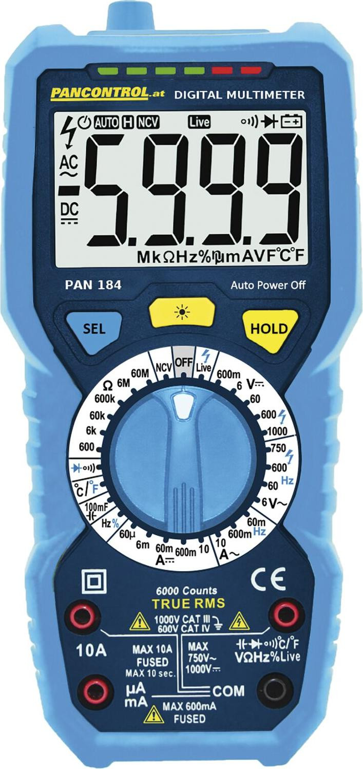 PANCONTROL True-RMS Multimeter PAN 184