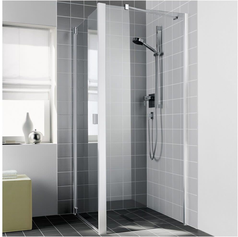 Kermi Raya side panel rigid 80 cm, for corner installation or U-cabin RATWD080201AK