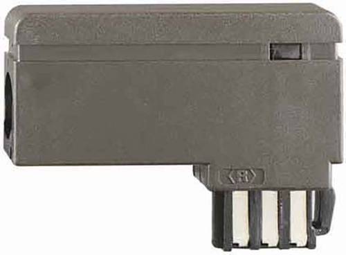 Rutenbeck TAE-Stecker, frei belegbar Stecker, gewinkelt TS N Schwarz Inhalt: 1St.