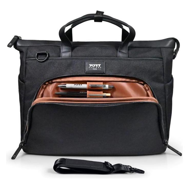 Port Designs Port Muse Laptop Tragetasche - 16" Eco, Schwarz mit Fächern (16") (135181)