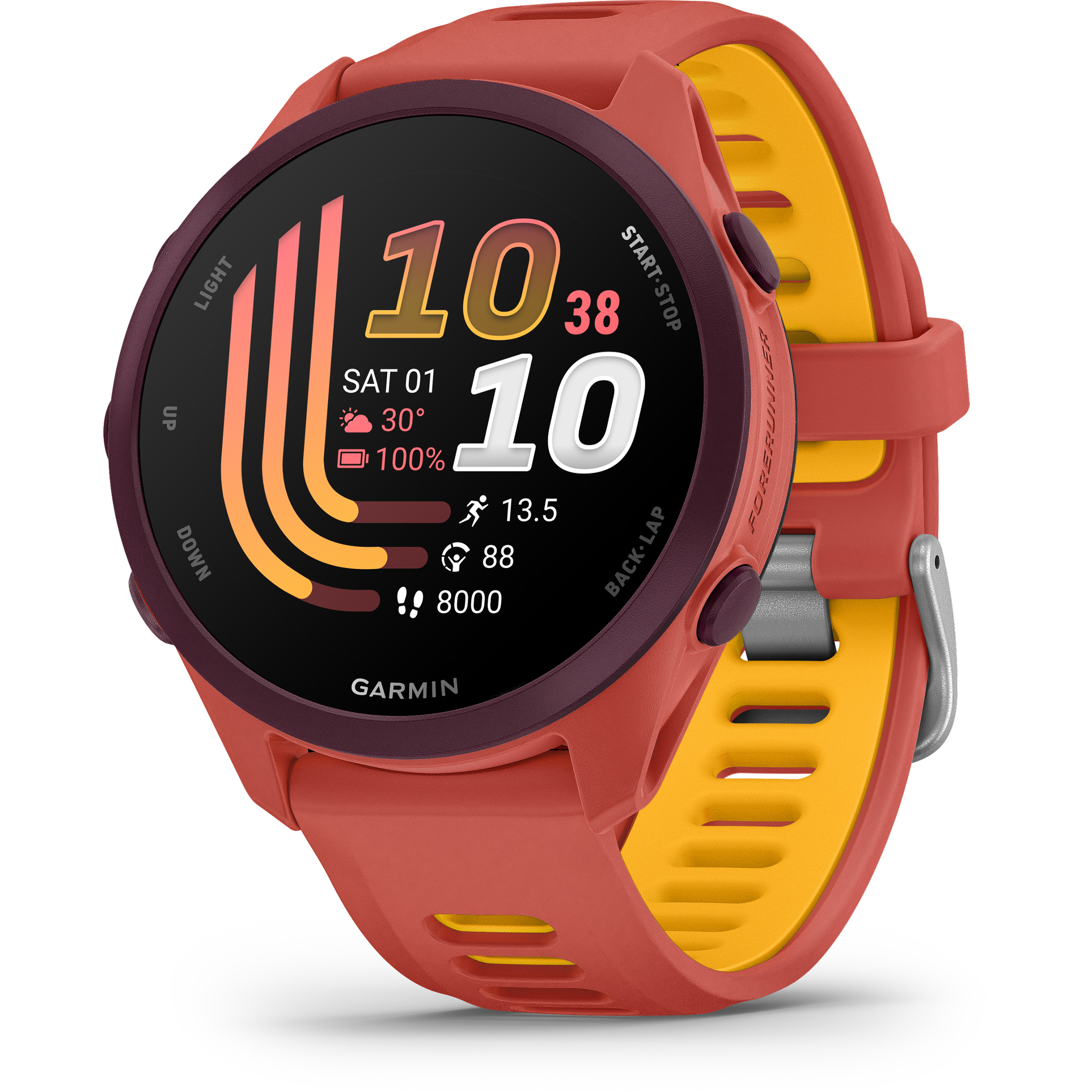 Garmin Forerunner 170 Music GPS-Uhr GPS Uhren red pink-merlot Training & Fitness | Laufen