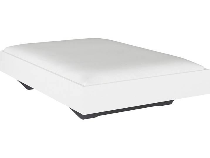 Futonbett RAUCH Phoenix , weiss (weiß), B:145cm H:41cm L:206cm, Betten, Futonbett, ohne Kopfteil