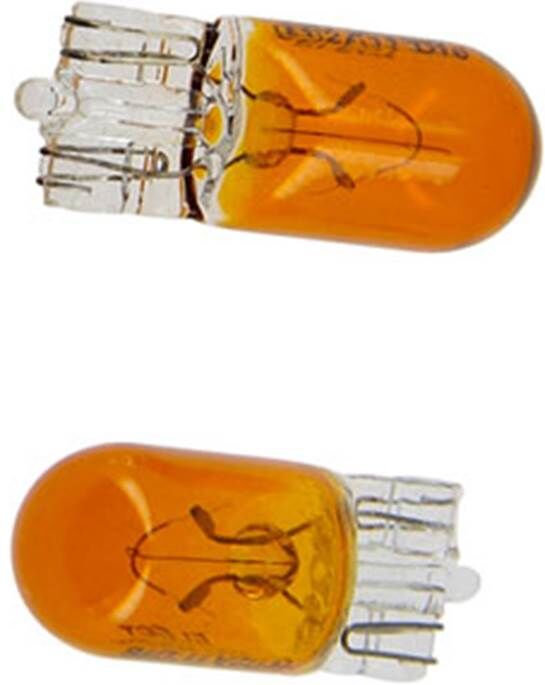 Lâmpada wy5w Feu Vert 12v âmbar 2 peças