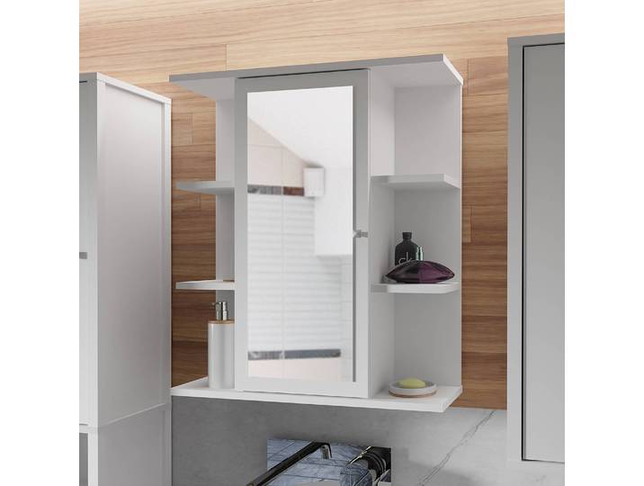 Armoire de toilette 80 x 39 x 10cm Blanc