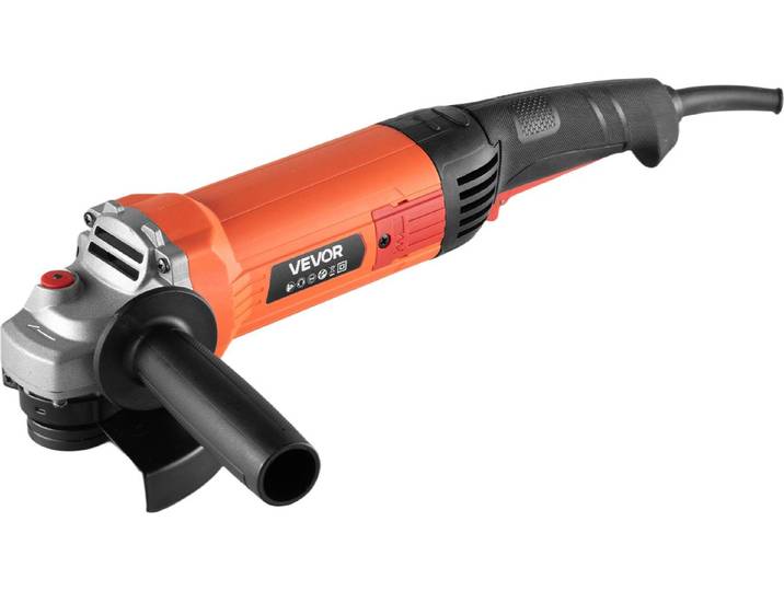 VEVOR Meuleuse d'Angle\, 127 mm\, Meuleuse Angulaire Filaire\, 5\,4 A\, 10000 tr/min\, avec Protection Anti-poussière Réglable\, pour Meulage\, Découpe\, Élimination de la Rouille du Métal\, Disque Non Inclus
