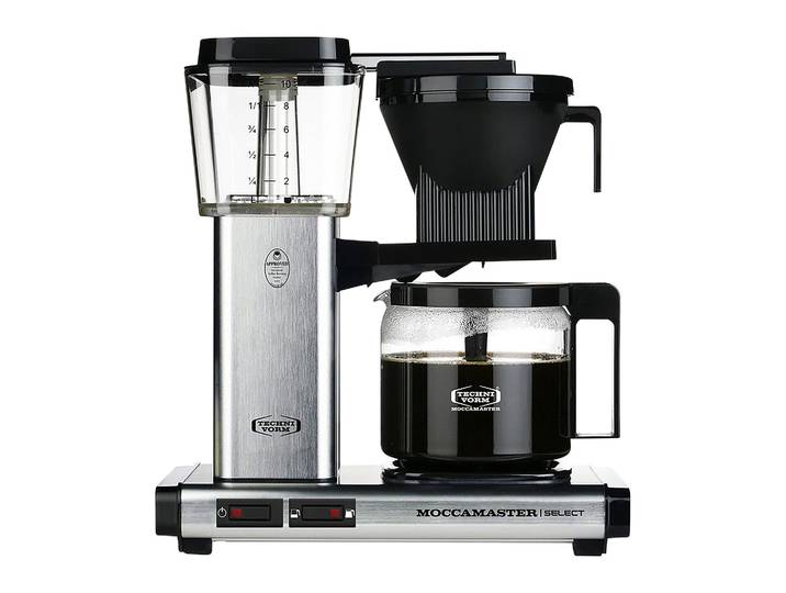 Filterkaffeemaschine »Moccamaster KBG Select«, alu gebürstet