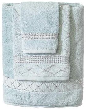 Sparkles Home Atlas 3-Piece Rhinestone Towel Set