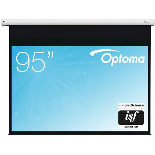 Optoma Glasfaser, 2130x1619mm Leinwand, Motor, weiß