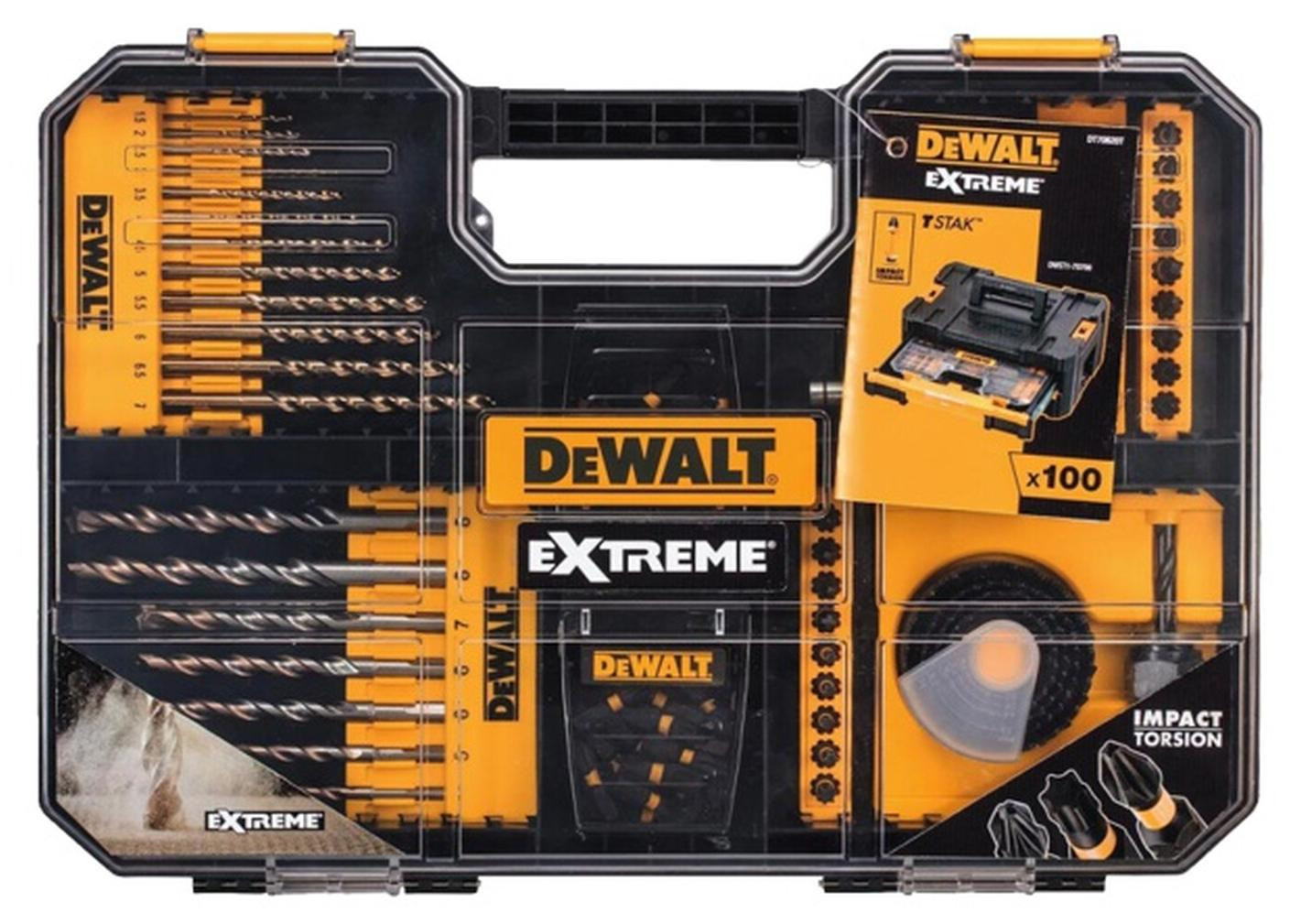 Stanley BlackDecker DEWALT 100-delige accessoire set