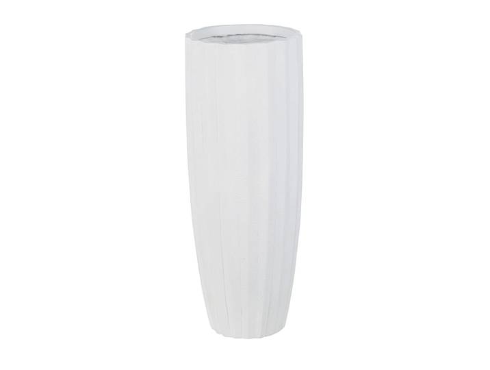Große Vase aus off-white Harz H80