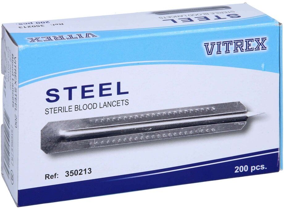 Blutlanzetten Metall einfach
