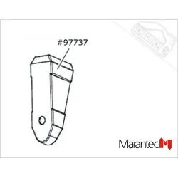 Marantec Endkappe für Schrankenbaum (2er Set), Parc 100