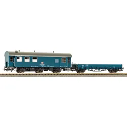PIKO H0 2er-Set Umbauwagen Werkstatt und Flachwagen Ks DB Epoche IV 28334