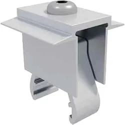Modulklemme silber Mitte verstärkt 30–50 mm (40 Stück)