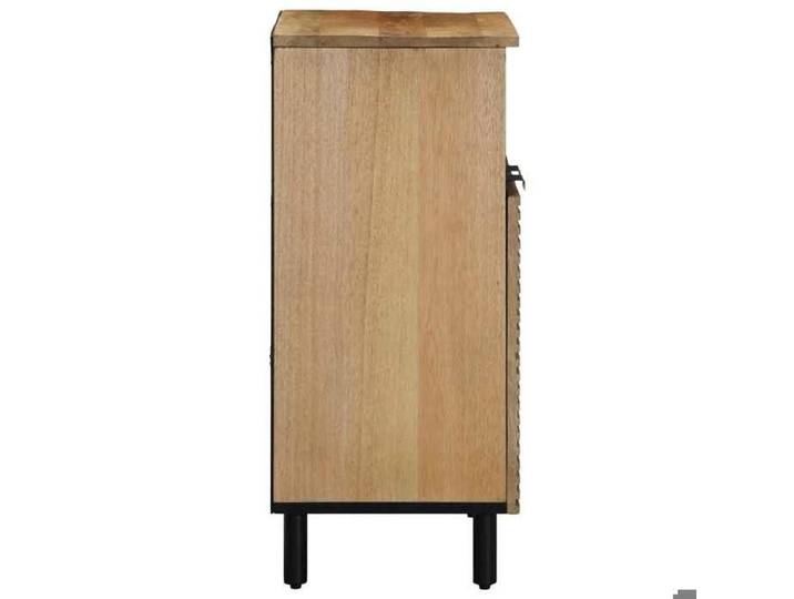 Moderne Buffet/Commode BURKE Armoire de rangement marron 60x33x75 cm bois massif de manguier AA2744