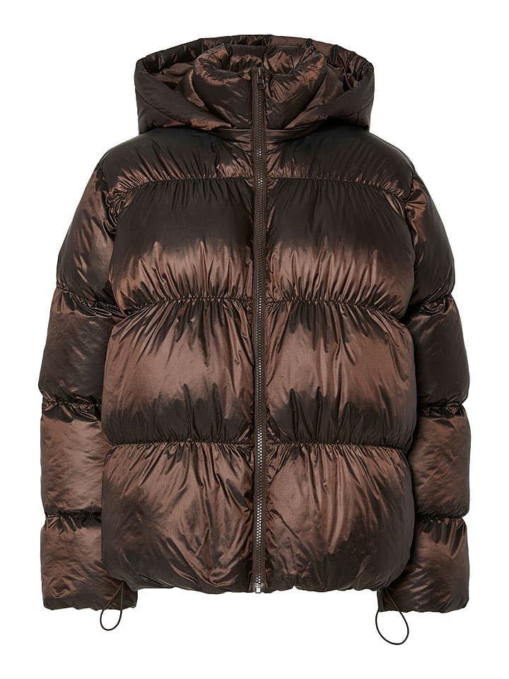 Pieces Winterjacke "Milla" in Braun - XS
