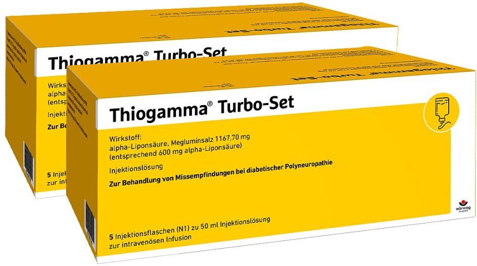 Thiogamma Turbo Set Injektionsflaschen