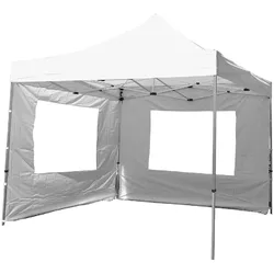 VCM PROFI   Pavillon   Maße ca. 3x3 m   wasserabweisende 270 g/m2 PE Plane   Partyzelt   Gartenzelt