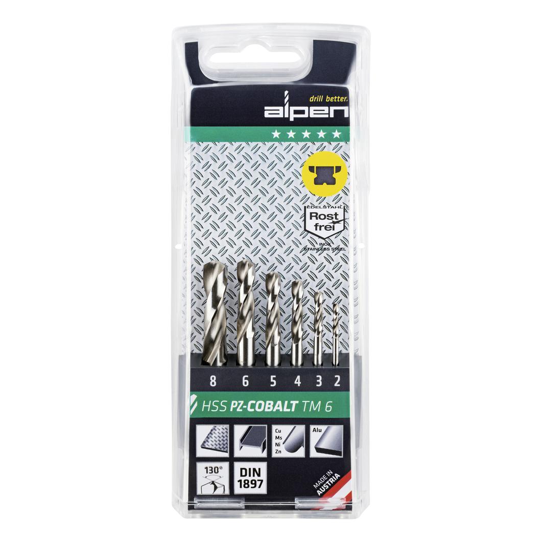 Alpen HSS-E Metall-Spiralbohrer-Set (8 mm) (100906100)