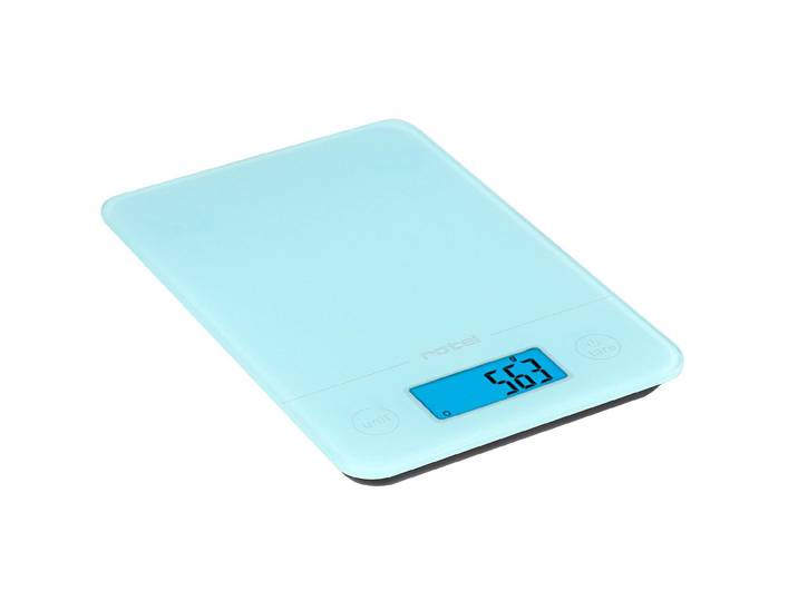 Küchenwaage ROTEL U4902CH , blau, B:15,2cm H:2cm, Glas, Küchenwaagen, Küchenwaage