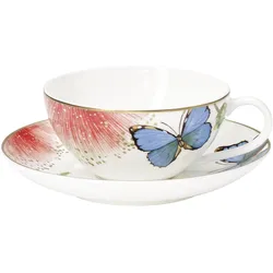 TEETASSE MIT UNTERTASSE Amazonia bunt 140 ml