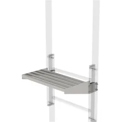 Günzburger, Leiter + Gerüst, Ausstiegstritt Edelstahl Spaltmass 300mm (Gerüst, 30 cm)