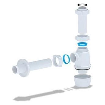 Ani Plast SINK SIPHON 11 / 2X40 PIPE D40 (Flaschensiphon) (33034049)
