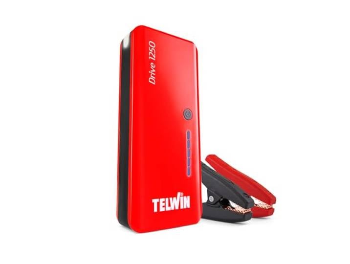 Telwin Drive 1250\, Démarreur Multifonction au Lithium\, 12V\, 1250A + Banque d'Énergie