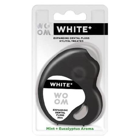 Woom Brand White+ expanding dental floss refreshing breath 30m (30 m) (33076411)