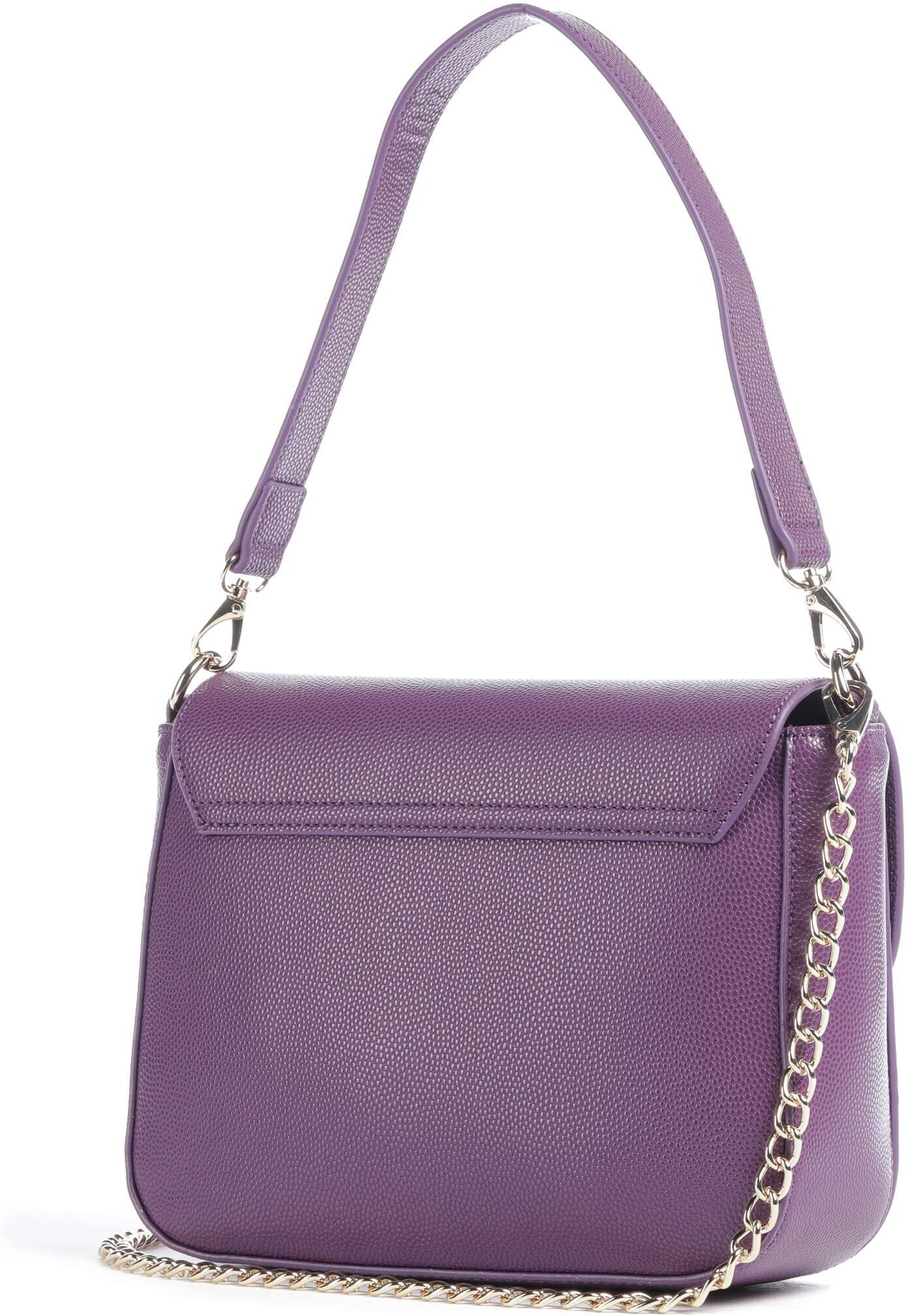 Valentino Bags Divina Schultertasche aus Leder, lila