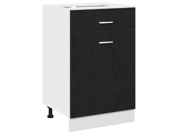 HOT Ventes Meuble cuisine - CHIC Meuble de rangement en chêne noir - 50x46x81 5 cm @1079@