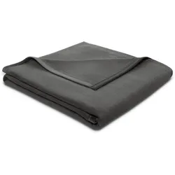 Biederlack Wohndecke Cotton Sense schiefer 150x200 cm